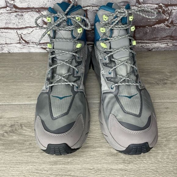 COPY - COPY - Hoka One Anacapa Mid GTX Gray Blue Hiking Boots 1122018-SBCRL Men… - Picture 3 of 16